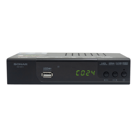 กล่องรับสัญญาณดิจิตอลทีวี  SONAR รุ่น HD-T2F11  รองรับ HDMI FullHD สายAV_2
